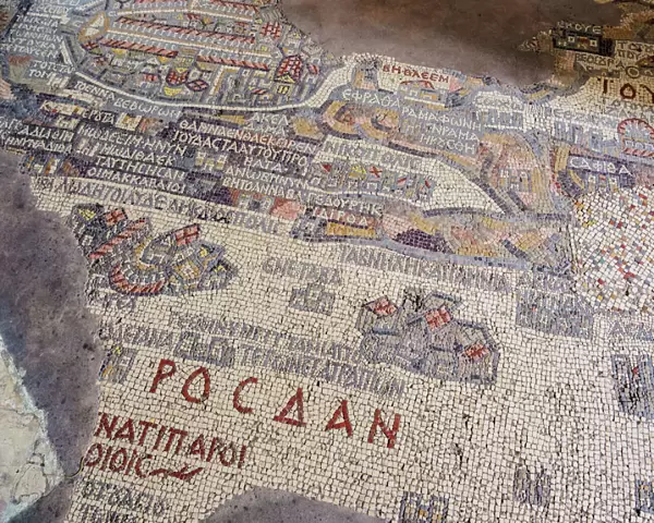 Madaba Mosaic Map, Greek Orthodox Basilica of Saint George, Madaba, Madaba Governorate