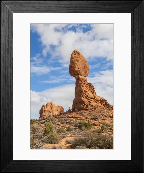 Framed Print : Balanced Rock, Arches National Park, Moab, Utah, United States of America, North America Framed Print : Balanced Rock, Arches National Park, Moab, Utah, United States of America, North America