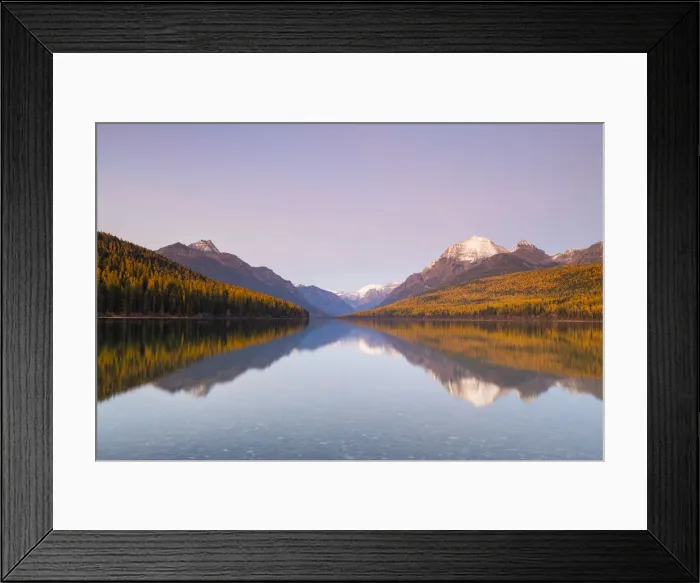 Framed Print : Bowman Lake, Glacier National Park, Montana, United States of America, North America Framed Print : Bowman Lake, Glacier National Park, Montana, United States of America, North America