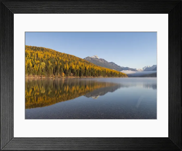 Framed Print : Bowman Lake, Glacier National Park, Montana, United States of America, North America Framed Print : Bowman Lake, Glacier National Park, Montana, United States of America, North America