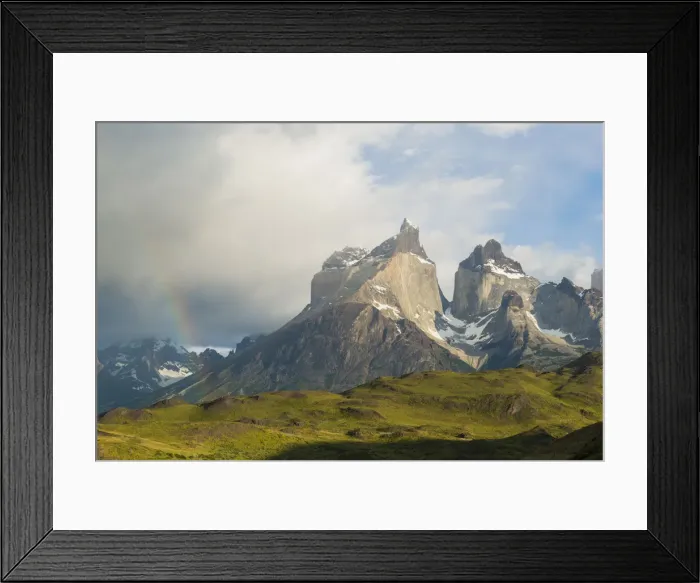 Framed Print : Torres Del Paine National Park, Patagonia, Chile, South America