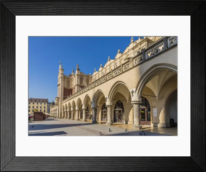 Framed Print : Cloth Hall in the main square, Rynek Glowny, in the medieval old town, UNESCO World Framed Print : Cloth Hall in the main square, Rynek Glowny, in the medieval old town, UNESCO World