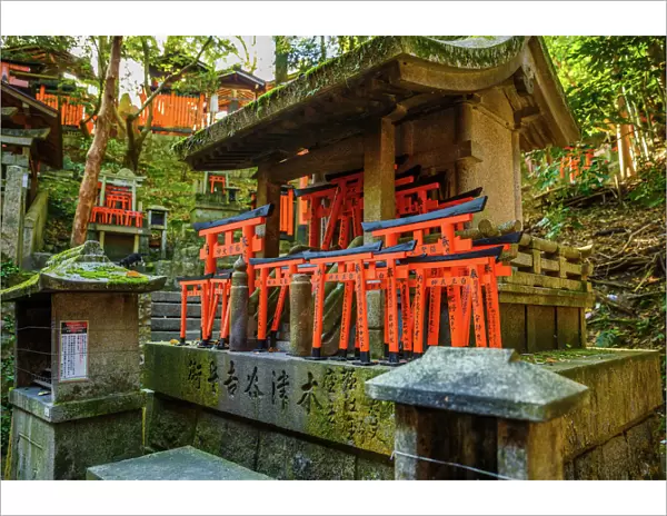 Fushimi Inari Taisha, the most important Shinto shrine, famous for its thousand red