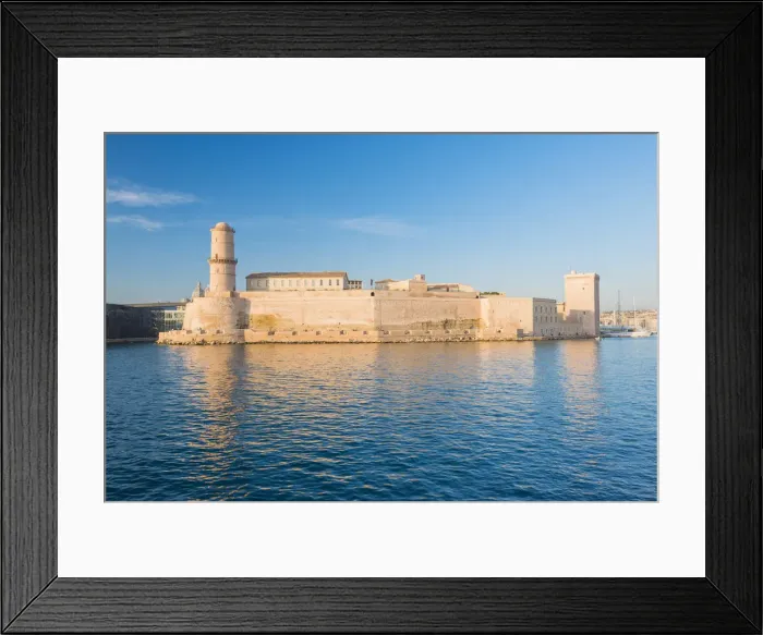 Framed Print : Fort Saint Jean, Marseille, Bouches du Rhone, Provence, Provence-Alpes-Cote d Azur Framed Print : Fort Saint Jean, Marseille, Bouches du Rhone, Provence, Provence-Alpes-Cote d Azur