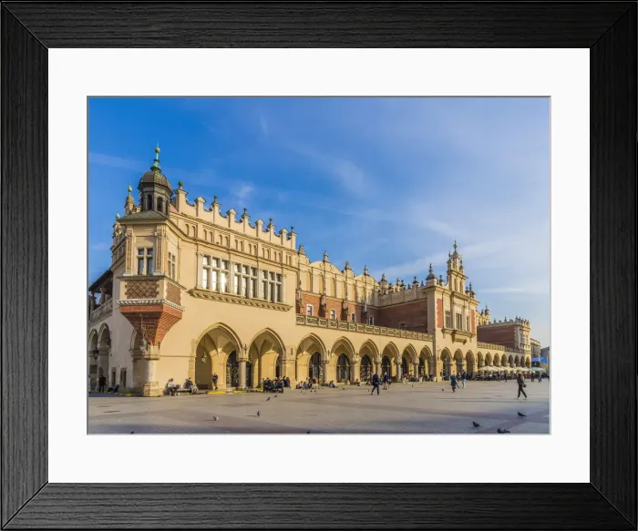 Framed Print : Cloth Hall in the main square, Rynek Glowny, in the medieval old town, UNESCO World Framed Print : Cloth Hall in the main square, Rynek Glowny, in the medieval old town, UNESCO World