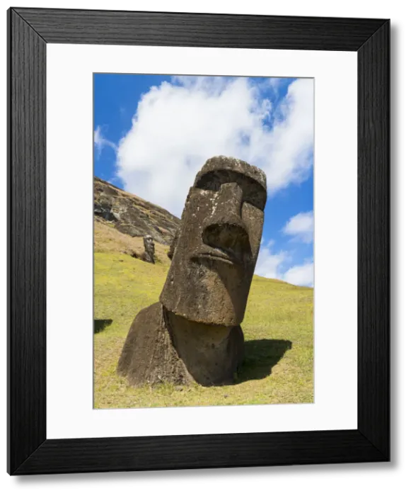 Framed Print : Moai heads of Easter Island, Rapa Nui National Park, UNESCO World Heritage Site Framed Print : Moai heads of Easter Island, Rapa Nui National Park, UNESCO World Heritage Site