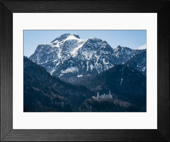 Framed Print : Castle Neuschwanstein, with the Alps behind, Schwangau, Bavaria, Germany, Europe Framed Print : Castle Neuschwanstein, with the Alps behind, Schwangau, Bavaria, Germany, Europe