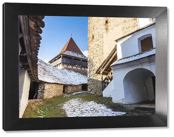 Fortified church and fortress of Viscri, UNESCO World Heritage Site, Transylvania