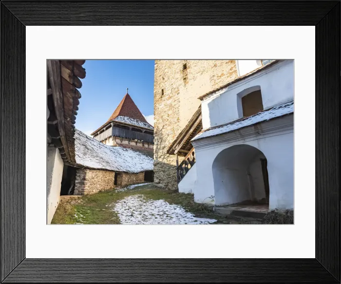 Framed Print : Fortified church and fortress of Viscri, UNESCO World Heritage Site, Transylvania Framed Print : Fortified church and fortress of Viscri, UNESCO World Heritage Site, Transylvania