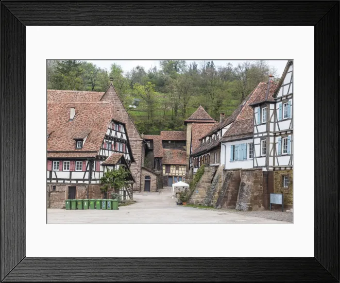 Framed Print : Maulbronn Monastery, UNESCO World Heritage Site, Baden Wurttemberg, Germany, Europe