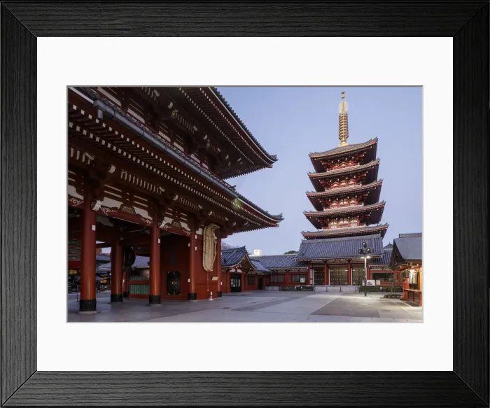 Framed Print : Senso-ji Temple, an ancient Buddhist temple in the Asakusa district, Tokyo, Japan, Asia Framed Print : Senso-ji Temple, an ancient Buddhist temple in the Asakusa district, Tokyo, Japan, Asia