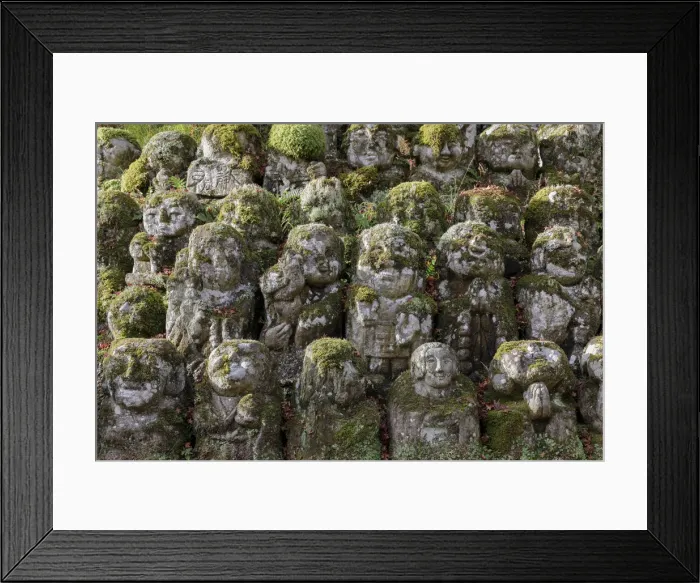 Framed Print : A collection of 1200 Rakan statues representing the disciples of Buddha, Otagi Nenbutsu-ji Framed Print : A collection of 1200 Rakan statues representing the disciples of Buddha, Otagi Nenbutsu-ji