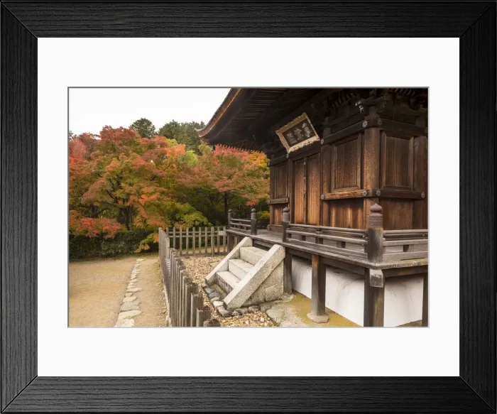 Framed Print : Autumn color in Jojakko-ji Temple in Arashiyama, Kyoto, Japan, Asia Framed Print : Autumn color in Jojakko-ji Temple in Arashiyama, Kyoto, Japan, Asia