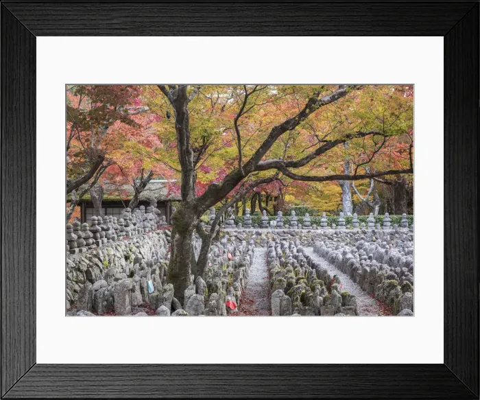 Framed Print : Adashino Nenbutsu-Ji Temple, dedicated to the souls who have died without families Framed Print : Adashino Nenbutsu-Ji Temple, dedicated to the souls who have died without families
