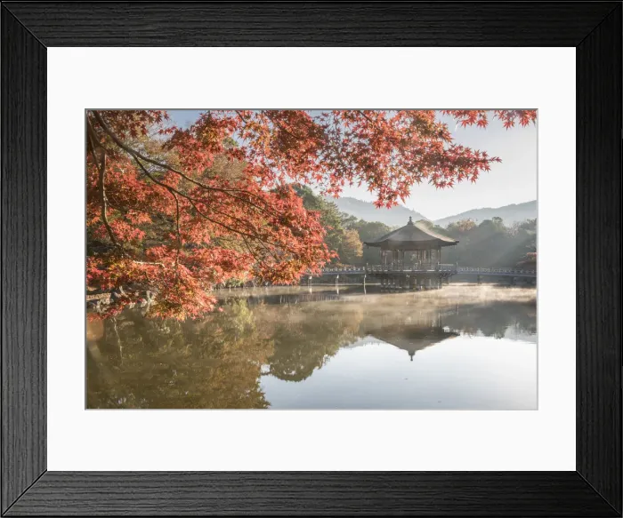 Framed Print : Autumn color around Ukimido pavilion on the Sagiike Pond, Nara Park, Nara, Japan, Asia Framed Print : Autumn color around Ukimido pavilion on the Sagiike Pond, Nara Park, Nara, Japan, Asia