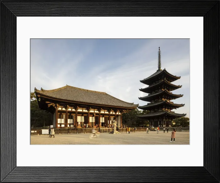 Framed Print : The five storey pagoda of Kofuku-ji Temple, UNESCO World Heritage Site, Nara, Japan, Asia Framed Print : The five storey pagoda of Kofuku-ji Temple, UNESCO World Heritage Site, Nara, Japan, Asia