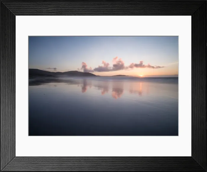 Framed Print : Sunset at Traigh Eais, Barra, Outer Hebrides, Scotland, United Kingdom, Europe Framed Print : Sunset at Traigh Eais, Barra, Outer Hebrides, Scotland, United Kingdom, Europe