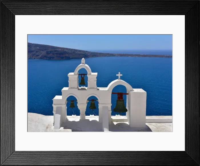 Framed Print : Oia Church overlooking the blue sea, Oia, Santorini, Cyclades, Aegean Islands, Greek Framed Print : Oia Church overlooking the blue sea, Oia, Santorini, Cyclades, Aegean Islands, Greek
