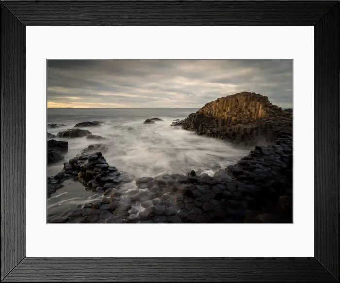 Framed Print : Giants Causeway, UNESCO World Heritage Site, County Antrim, Northern Ireland, United