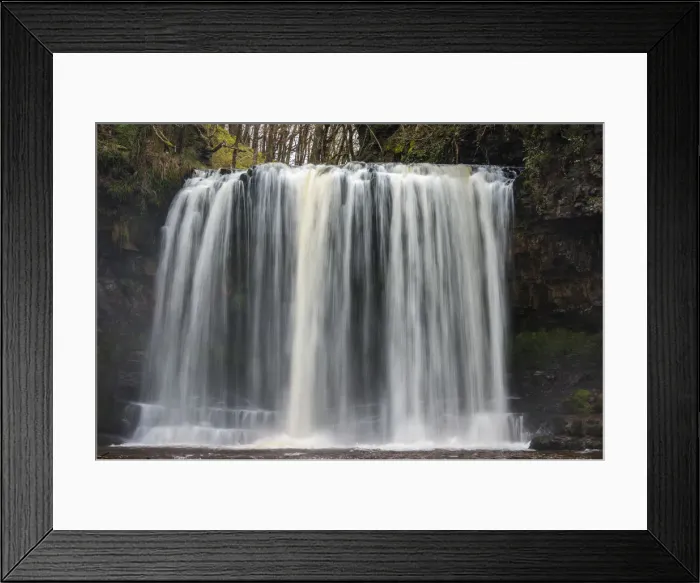 Framed Print : Sgwd yr Eira waterfall, Pontneddfechan, Waterfall country, Brecon Beacons, Powys, Wales Framed Print : Sgwd yr Eira waterfall, Pontneddfechan, Waterfall country, Brecon Beacons, Powys, Wales
