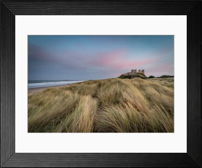 Framed Print : Sunset at Bamburgh Castle, Bamburgh, Northumberland, England, United Kingdom, Europe Framed Print : Sunset at Bamburgh Castle, Bamburgh, Northumberland, England, United Kingdom, Europe