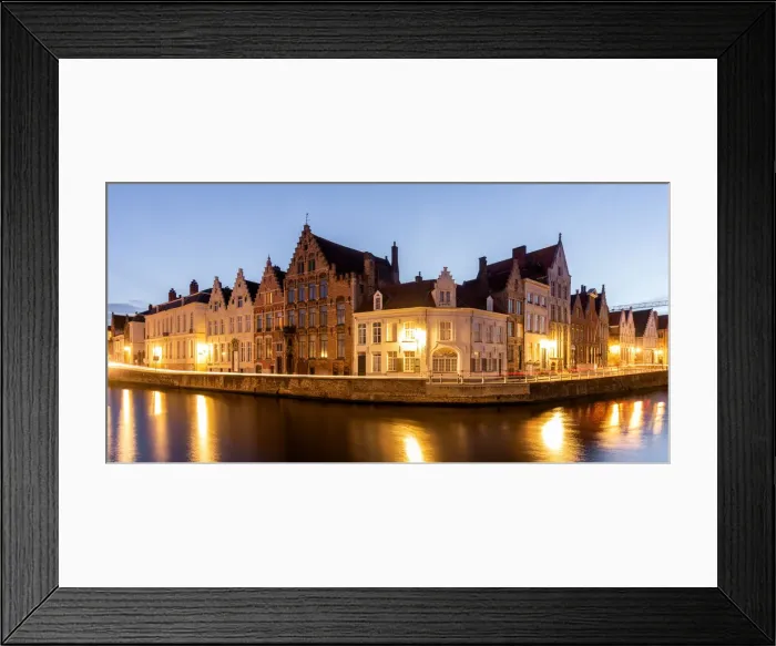 Framed Print : Houses at Spiegelrei corner, Bruges, West Flanders province, Flemish region, Belgium Framed Print : Houses at Spiegelrei corner, Bruges, West Flanders province, Flemish region, Belgium