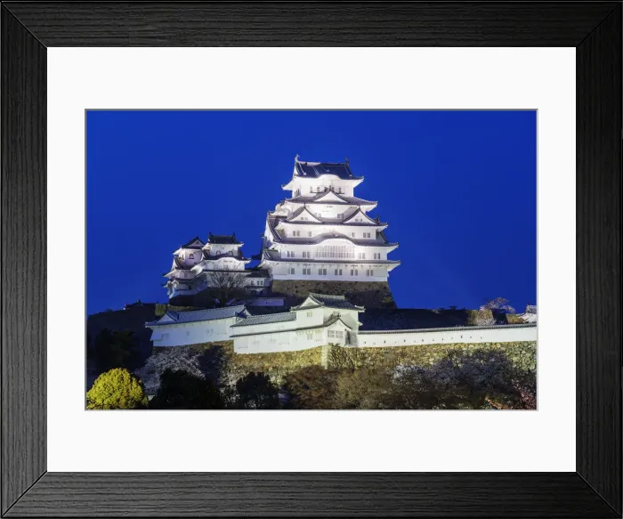 Framed Print : The 17th century Himeji Castle, UNESCO World Heritage Site, Hyogo Prefecture, Honshu Framed Print : The 17th century Himeji Castle, UNESCO World Heritage Site, Hyogo Prefecture, Honshu
