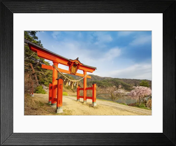 Framed Print : Torii gate of a Shinto shrine, Matsumoto, Nagano Prefecture, Honshu, Japan, Asia Framed Print : Torii gate of a Shinto shrine, Matsumoto, Nagano Prefecture, Honshu, Japan, Asia