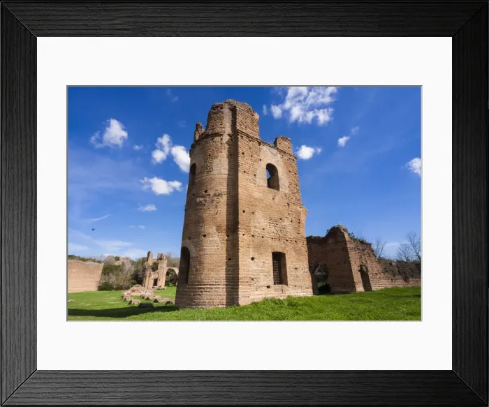 Framed Print : Carceres towers, the circus, Imperial residence of Massenzio, Appian Way, UNESCO World Framed Print : Carceres towers, the circus, Imperial residence of Massenzio, Appian Way, UNESCO World