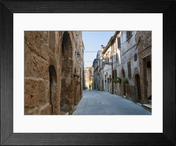 Framed Print : Street, Pitigliano, Grosseto province, Maremma, Tuscany, Italy, Europe Framed Print : Street, Pitigliano, Grosseto province, Maremma, Tuscany, Italy, Europe
