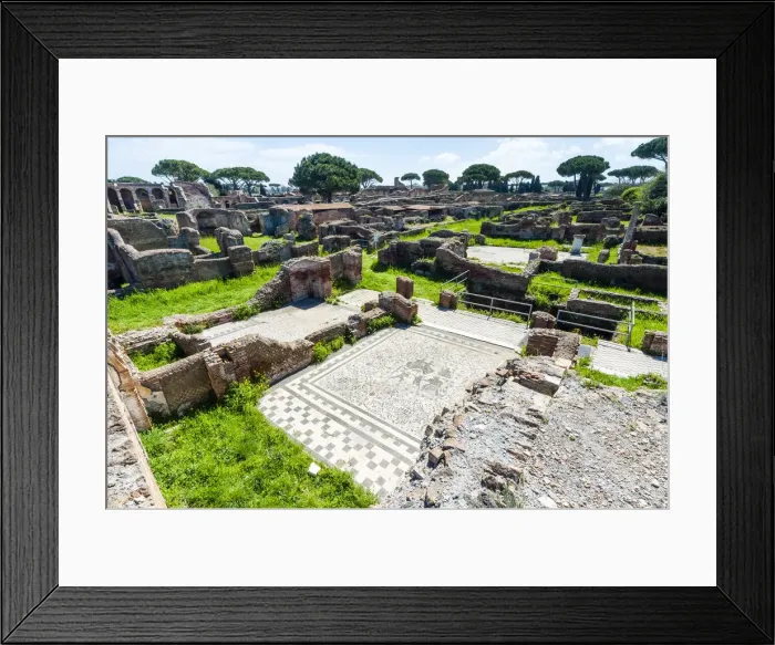 Framed Print : Mosaic, Block of Bacchus and Arianna, Ostia Antica archaeological site, Ostia, Rome Framed Print : Mosaic, Block of Bacchus and Arianna, Ostia Antica archaeological site, Ostia, Rome