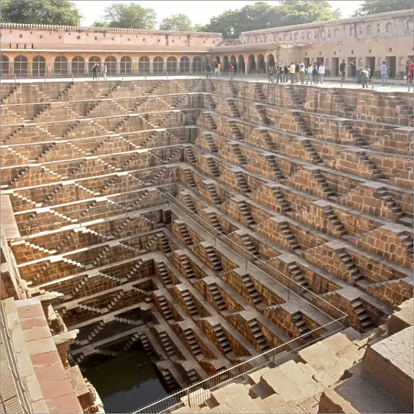Chand Baori stepwell, Abhaneri, Jaipiur, Rajasthan, India, Asia