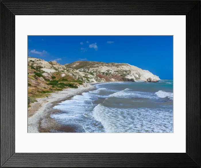 Framed Print : Aphrodites Rock, Paphos, Cyprus, Mediterranean, Europe Framed Print : Aphrodites Rock, Paphos, Cyprus, Mediterranean, Europe