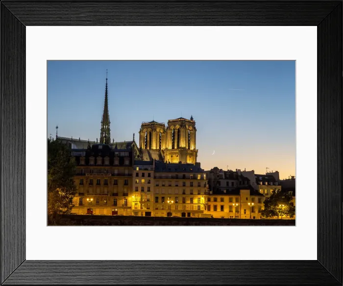 Framed Print : Paris by night, Paris, France, Europe Framed Print : Paris by night, Paris, France, Europe