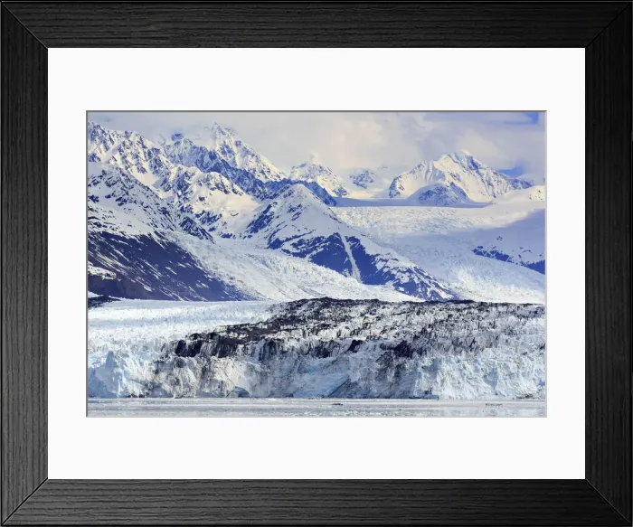 Framed Print : Harvard Glacier in College Fjord, Southeast Alaska, United States of America, North Framed Print : Harvard Glacier in College Fjord, Southeast Alaska, United States of America, North