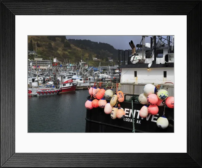 Framed Print : St. Paul Boat Harbor, Kodiak, Alaska, United States of America, North America Framed Print : St. Paul Boat Harbor, Kodiak, Alaska, United States of America, North America