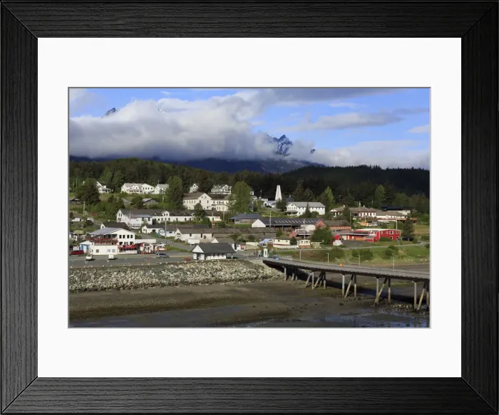 Framed Print : Port Chilkoot Dock, Haines, Lynn Canal, Alaska, United States of America, North America Framed Print : Port Chilkoot Dock, Haines, Lynn Canal, Alaska, United States of America, North America