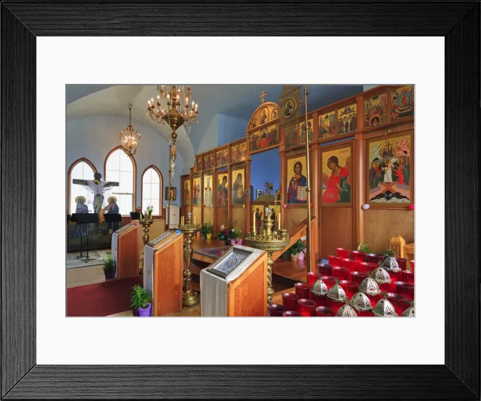 Framed Print : Russian Orthodox Church, Kodiak, Alaska, United States of America, North America Framed Print : Russian Orthodox Church, Kodiak, Alaska, United States of America, North America