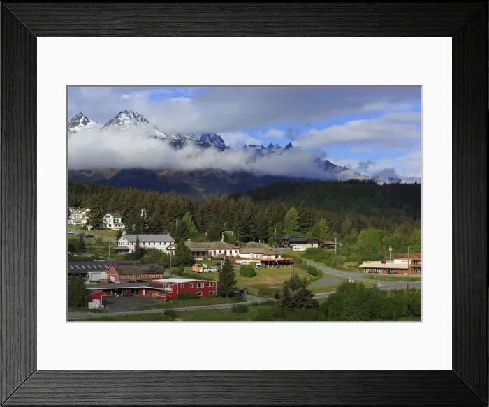 Framed Print : Haines, Lynn Canal, Alaska, United States of America, North America Framed Print : Haines, Lynn Canal, Alaska, United States of America, North America