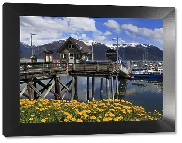 Harbor Masters Office, Small Boat Harbor, Haines, Lynn Canal, Alaska, United States