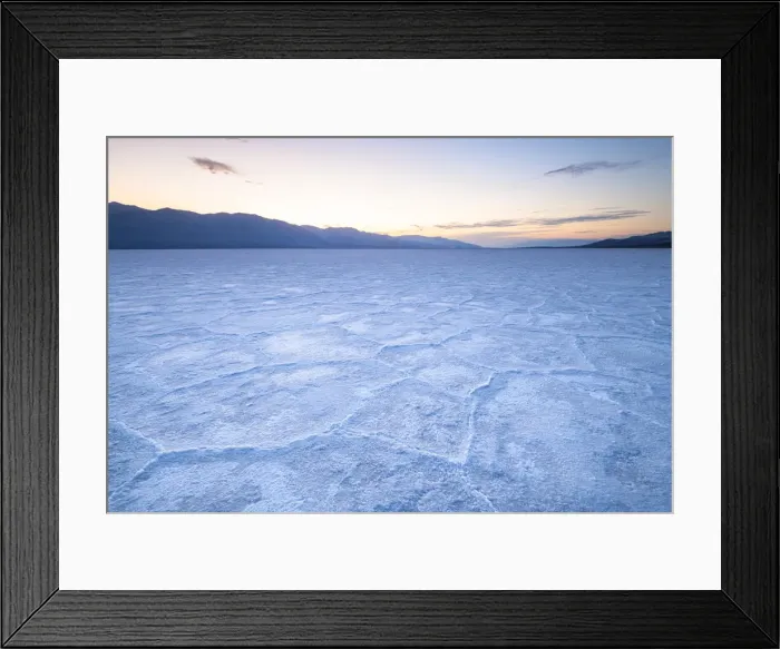 Framed Print : Salt flats, Death Valley National Park, California, United States of America, North Framed Print : Salt flats, Death Valley National Park, California, United States of America, North