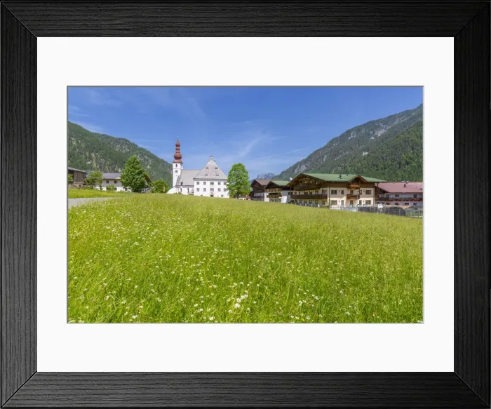Framed Print : View of church in Ulrich am Pillersee, Austrian Alps, Tyrol, Austria, Europe Framed Print : View of church in Ulrich am Pillersee, Austrian Alps, Tyrol, Austria, Europe
