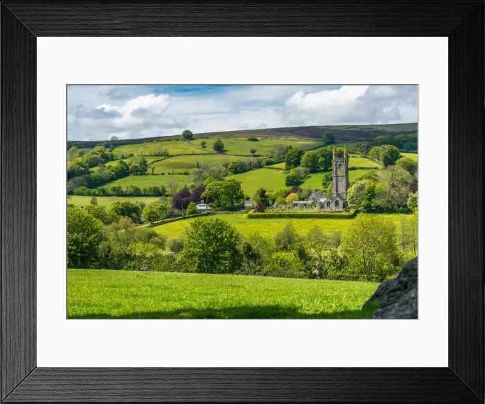 Framed Print : St. Pancras Church, Widecombe in the Moor village, in the Dartmoor National Park, Devon Framed Print : St. Pancras Church, Widecombe in the Moor village, in the Dartmoor National Park, Devon