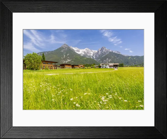 Framed Print : View of landscape near Ulrich am Pillersee, Austrian Alps, Tyrol, Austria, Europe Framed Print : View of landscape near Ulrich am Pillersee, Austrian Alps, Tyrol, Austria, Europe