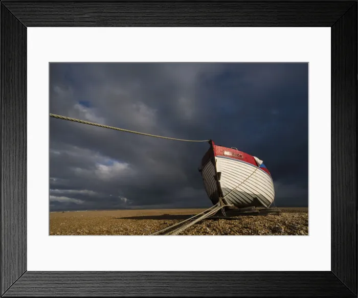 Framed Print : Boat on shingle beach, Dungeness, Kent, England, United Kingdom, Europe Framed Print : Boat on shingle beach, Dungeness, Kent, England, United Kingdom, Europe