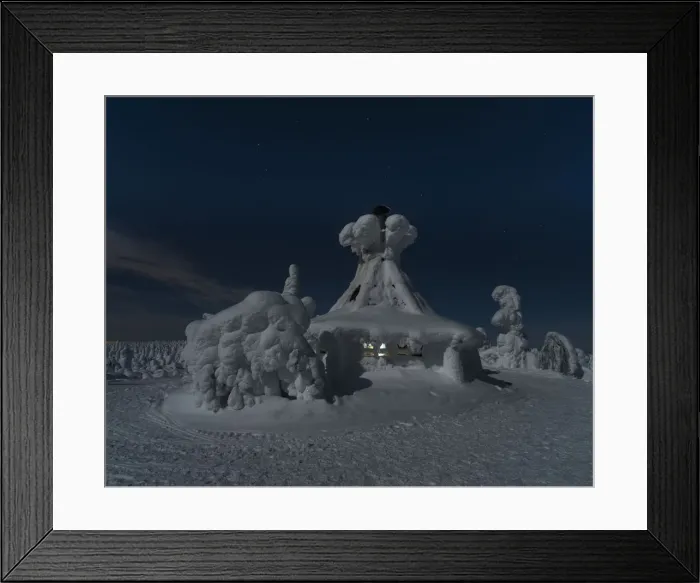 Framed Print : Hilltop hut, Kuntivaara, Kuuusamo, Finland, Europe Framed Print : Hilltop hut, Kuntivaara, Kuuusamo, Finland, Europe