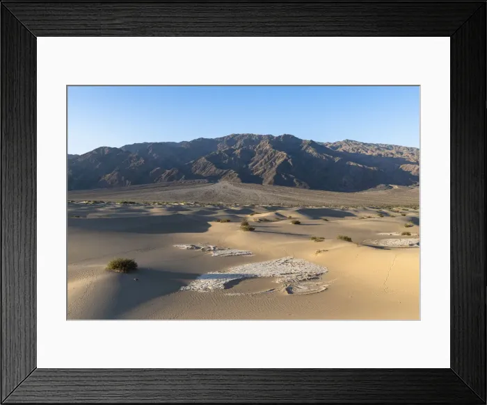 Framed Print : Mesquite flat sand dunes in Death Valley National Park, California, United States Framed Print : Mesquite flat sand dunes in Death Valley National Park, California, United States
