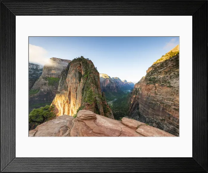 Framed Print : Angels Landing, Zion National Park, Utah, United States of America, North America Framed Print : Angels Landing, Zion National Park, Utah, United States of America, North America