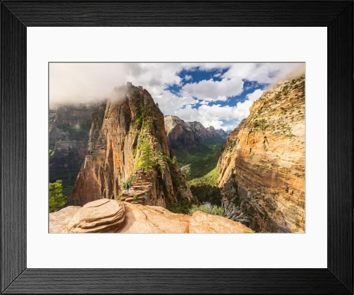 Framed Print : Angels Landing, Zion National Park, Utah, United States of America, North America Framed Print : Angels Landing, Zion National Park, Utah, United States of America, North America