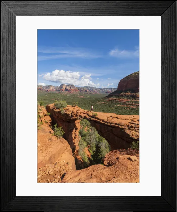 Framed Print : Devils Bridge, Sedona, Arizona, United States of America, North America Framed Print : Devils Bridge, Sedona, Arizona, United States of America, North America